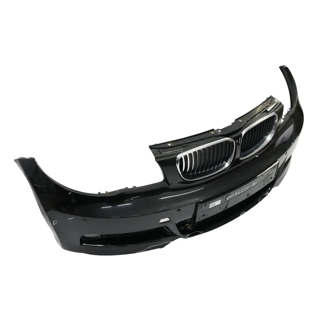  Front Bumper BMW E82 E88 M Sport PDC Trim Panel Black Sapphire Metallic 475 - SKU 0036220-BS - Part number 0036220