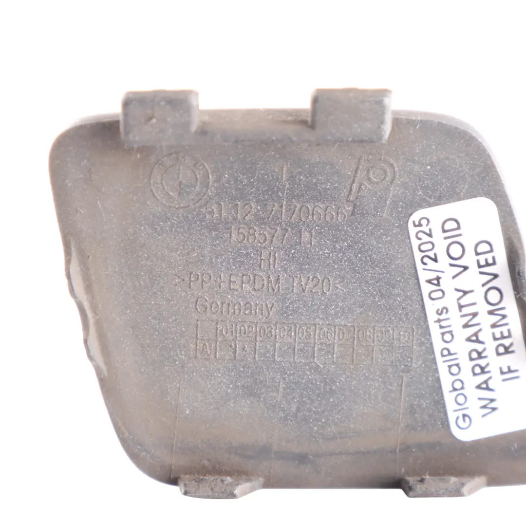  Stoßfängerklappe Hinten BMW E82 E88 Abschleppöse Titansilber - 354 - SKU 0036626-TS - Teilenummer 0036626