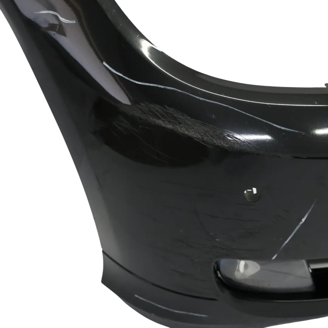 BMW E90 E91 LCI Front Bumper Trim Panel Cover Black Sapphire Metallic - 475 - SKU 0036838-BS - Part number 0036838