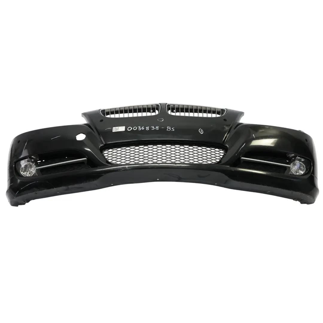 BMW E90 E91 LCI Front Bumper Trim Panel Cover Black Sapphire Metallic - 475 - SKU 0036838-BS - Part number 0036838
