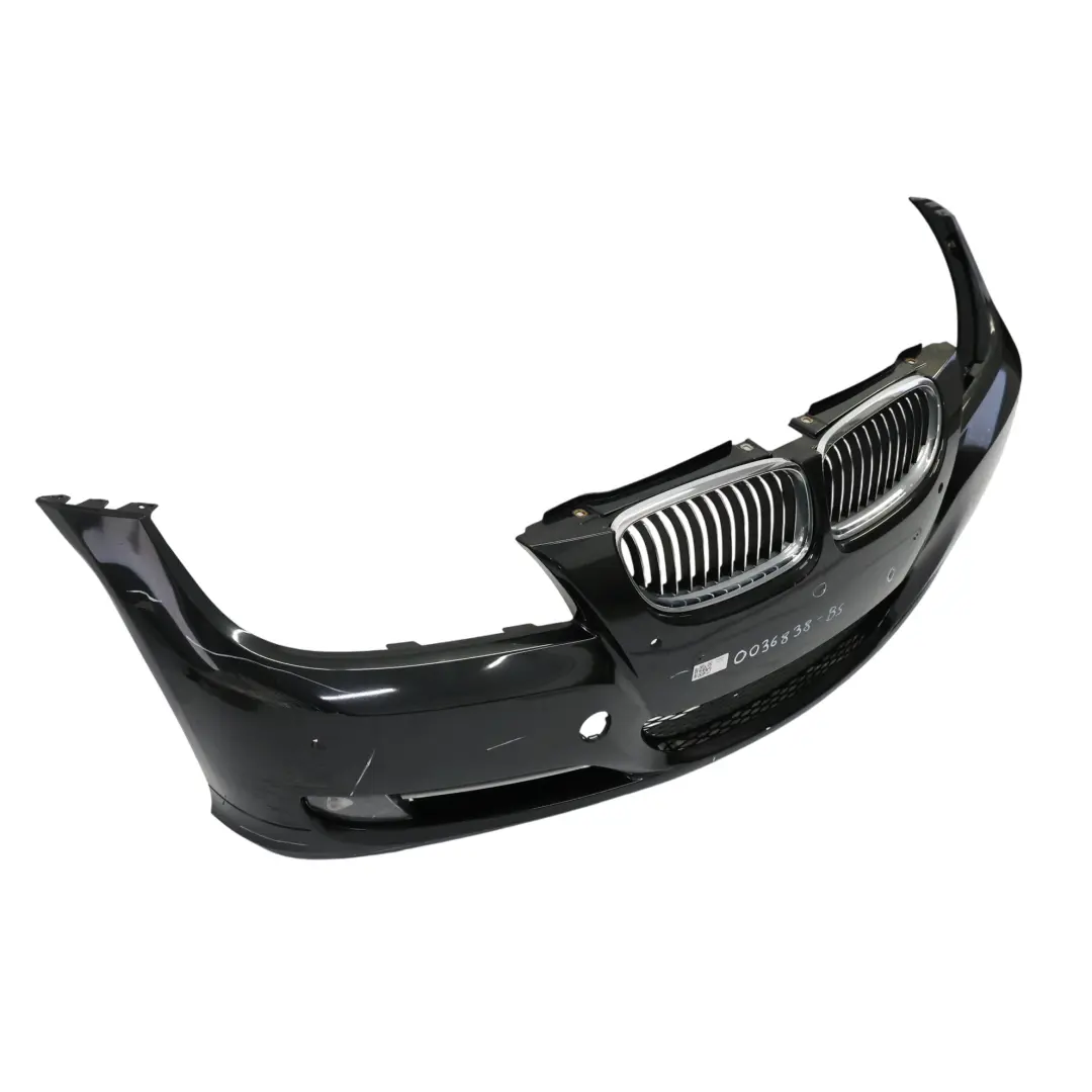 BMW E90 E91 LCI Front Bumper Trim Panel Cover Black Sapphire Metallic - 475 - SKU 0036838-BS - Part number 0036838