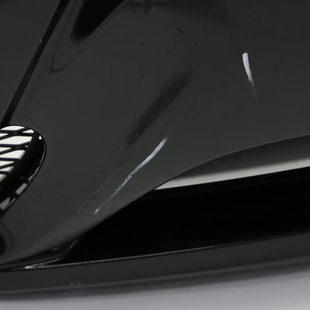 BMW E90 E91 LCI Front Bumper Trim Panel Cover Black Sapphire Metallic - 475 - SKU 0036838-BS - Part number 0036838