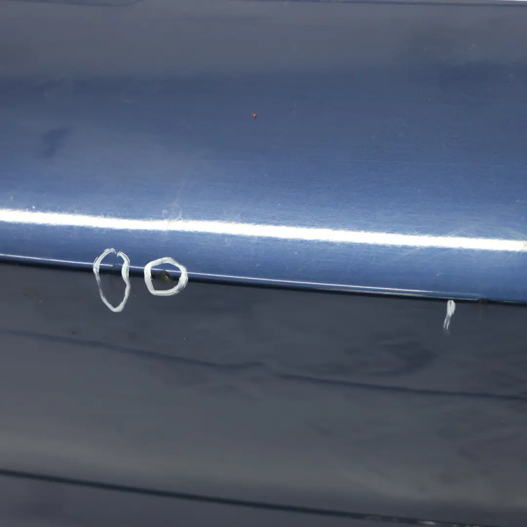 Lift Rear Bumper Trim Panel Tiefseeblau Deep Sea Blue - A76 to BMW E90 LCi with Part number 0036874 BMW E90 LCi Lift Rear Bumper Trim Panel Tiefseeblau Deep Sea Blue - A76 - SKU 0036874-DSB - Part number 0036874