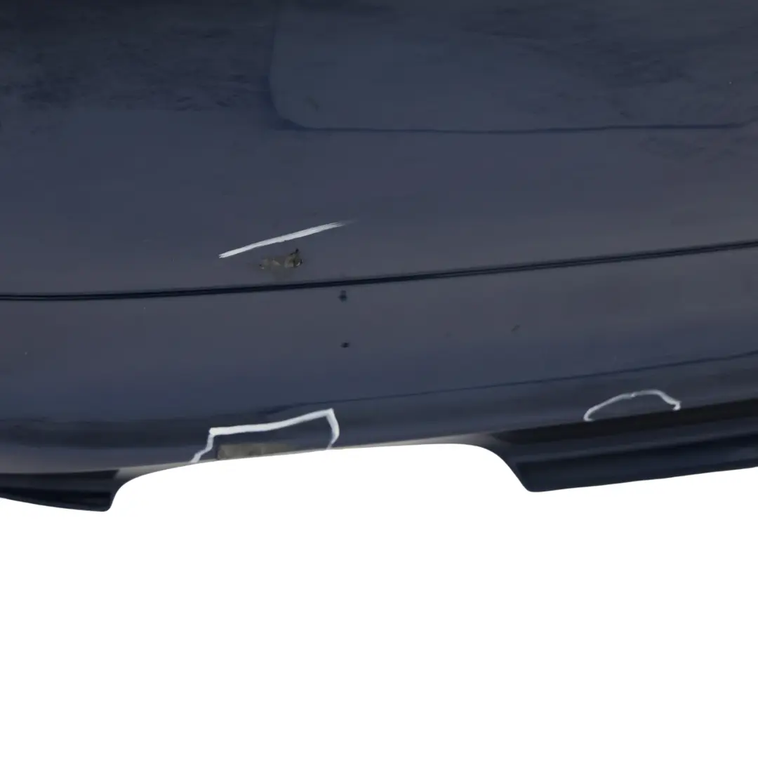 Lift Rear Bumper Trim Panel Tiefseeblau Deep Sea Blue - A76 to BMW E90 LCi with Part number 0036874 BMW E90 LCi Lift Rear Bumper Trim Panel Tiefseeblau Deep Sea Blue - A76 - SKU 0036874-DSB - Part number 0036874