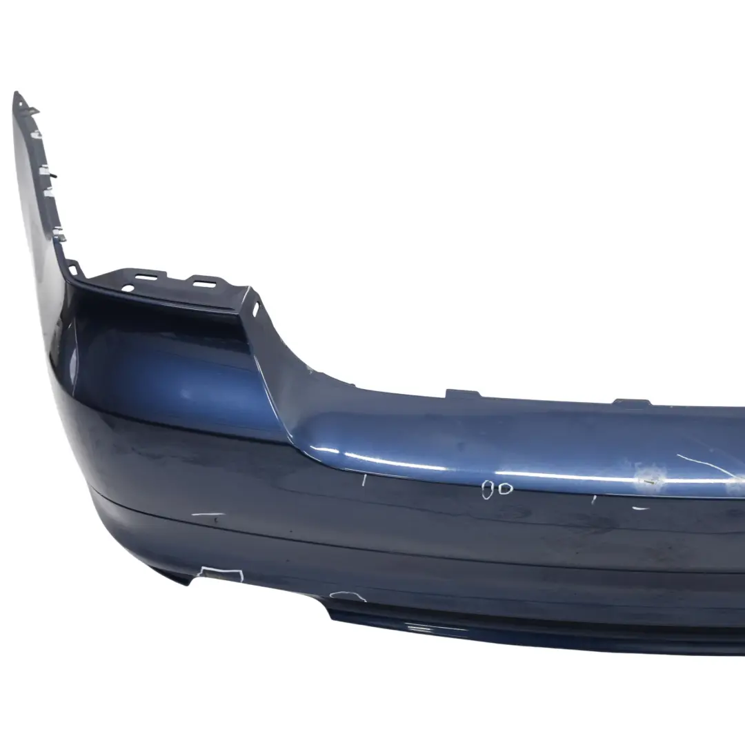 BMW E90 LCi Lift Rear Bumper Trim Panel Tiefseeblau Deep Sea Blue - A76 - SKU 0036874-DSB - Part number 0036874