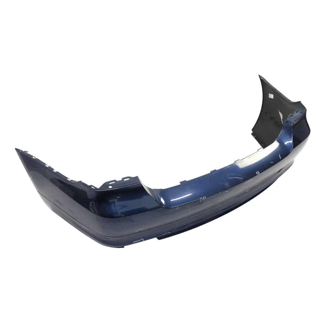 BMW E90 LCi Lift Rear Bumper Trim Panel Tiefseeblau Deep Sea Blue - A76 - SKU 0036874-DSB - Part number 0036874
