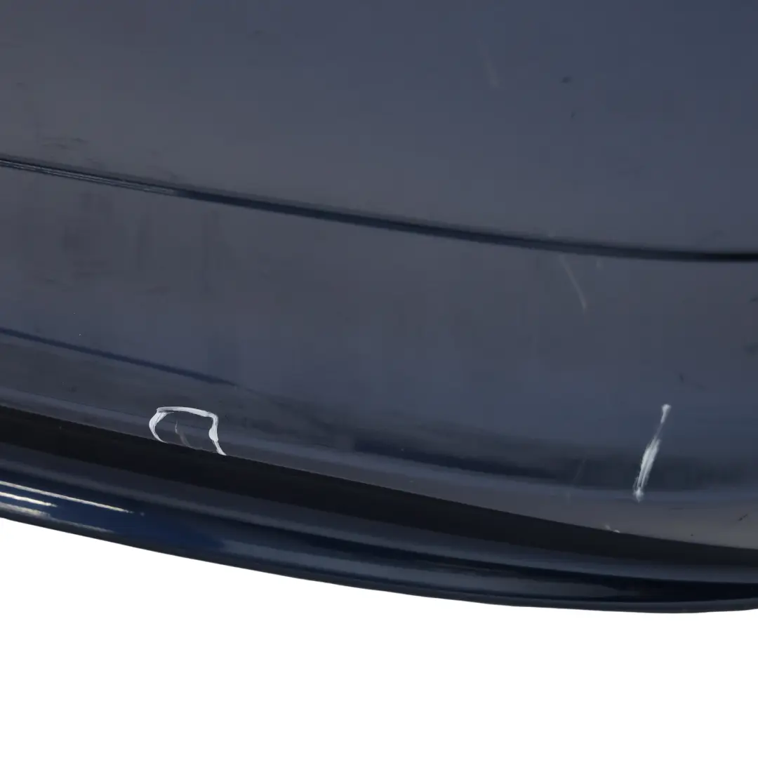 BMW E90 LCi Lift Rear Bumper Trim Panel Tiefseeblau Deep Sea Blue - A76 - SKU 0036874-DSB - Part number 0036874