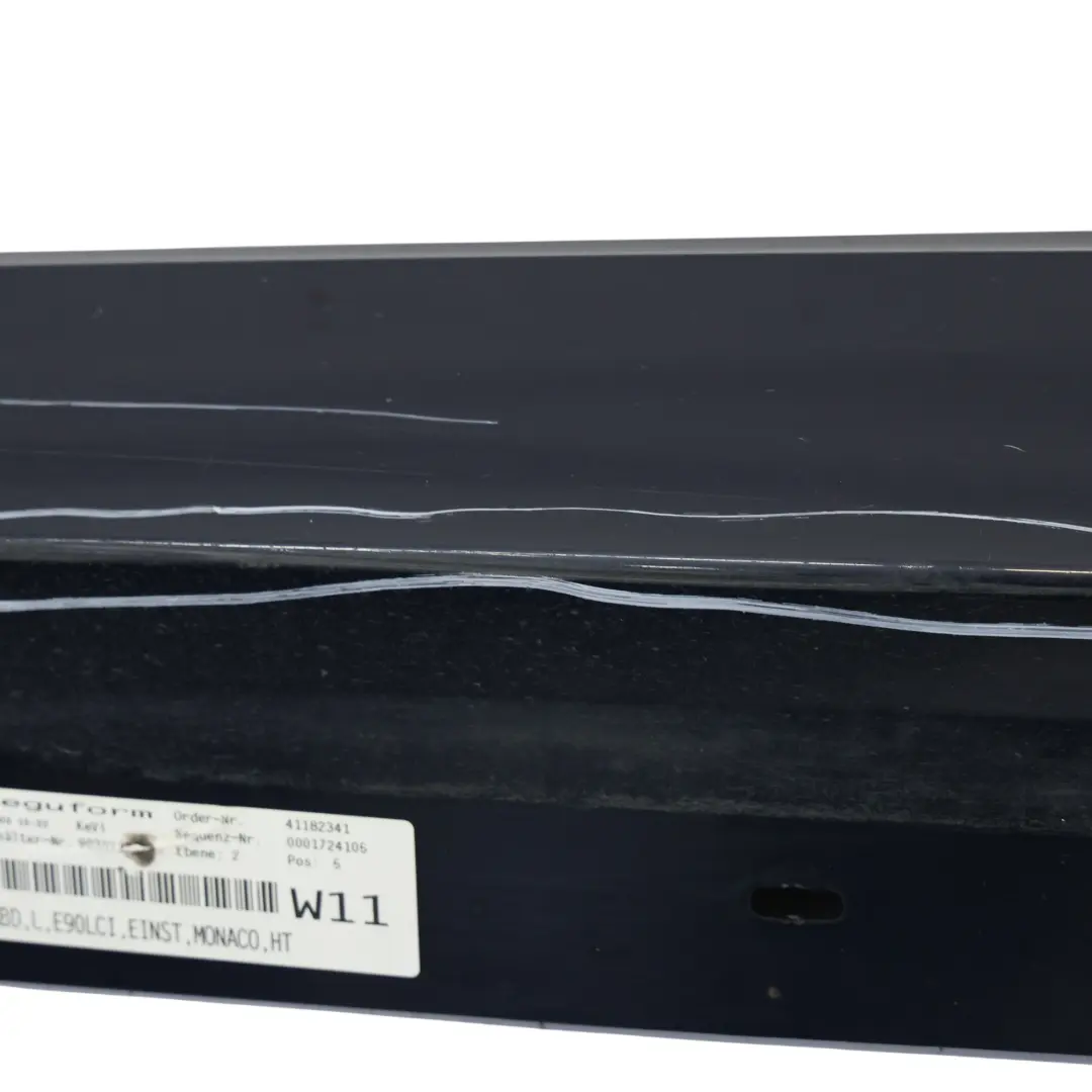 Baguette De Seuil sLatérale Gauche Monacoblau Monaco Blue - A35 BMW E90 E91 LCI - SKU 0037059-MB - Numéro de pièce 0037059