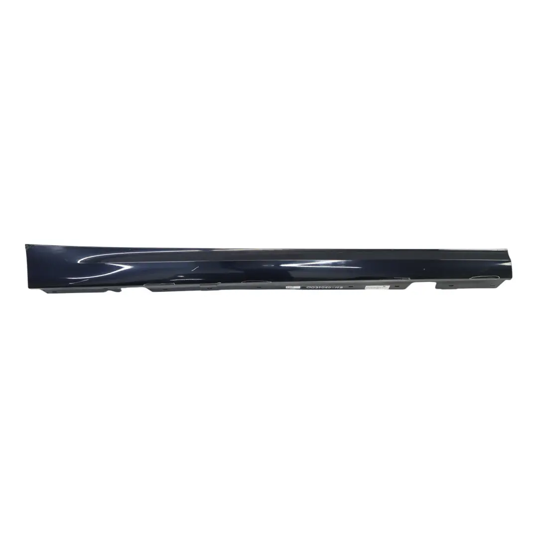 Sill Strip Faldón Lateral Derecho Monacoblau Azul - A35 para BMW E90 E91 LCI con número de pieza 0037060 BMW E90 E91 LCI Sill Strip Faldón Lateral Derecho Monacoblau Azul - A35 - SKU 0037060-MB - Número de pieza 0037060