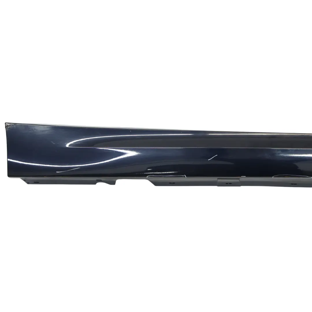 Sill Strip Side Skirt Right O/S Monacoblau Blue Metallic - A35 to BMW E90 E91 LCI with Part number 0037060 BMW E90 E91 LCI Sill Strip Side Skirt Right O/S Monacoblau Blue Metallic - A35 - SKU 0037060-MB - Part number 0037060