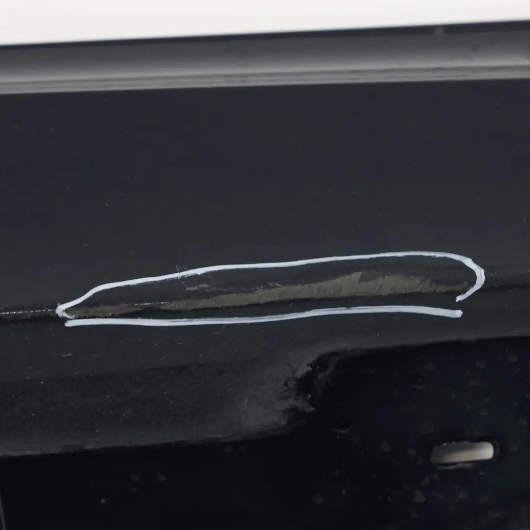 Sill Strip Side Skirt Right O/S Monacoblau Blue Metallic - A35 to BMW E90 E91 LCI with Part number 0037060 BMW E90 E91 LCI Sill Strip Side Skirt Right O/S Monacoblau Blue Metallic - A35 - SKU 0037060-MB - Part number 0037060