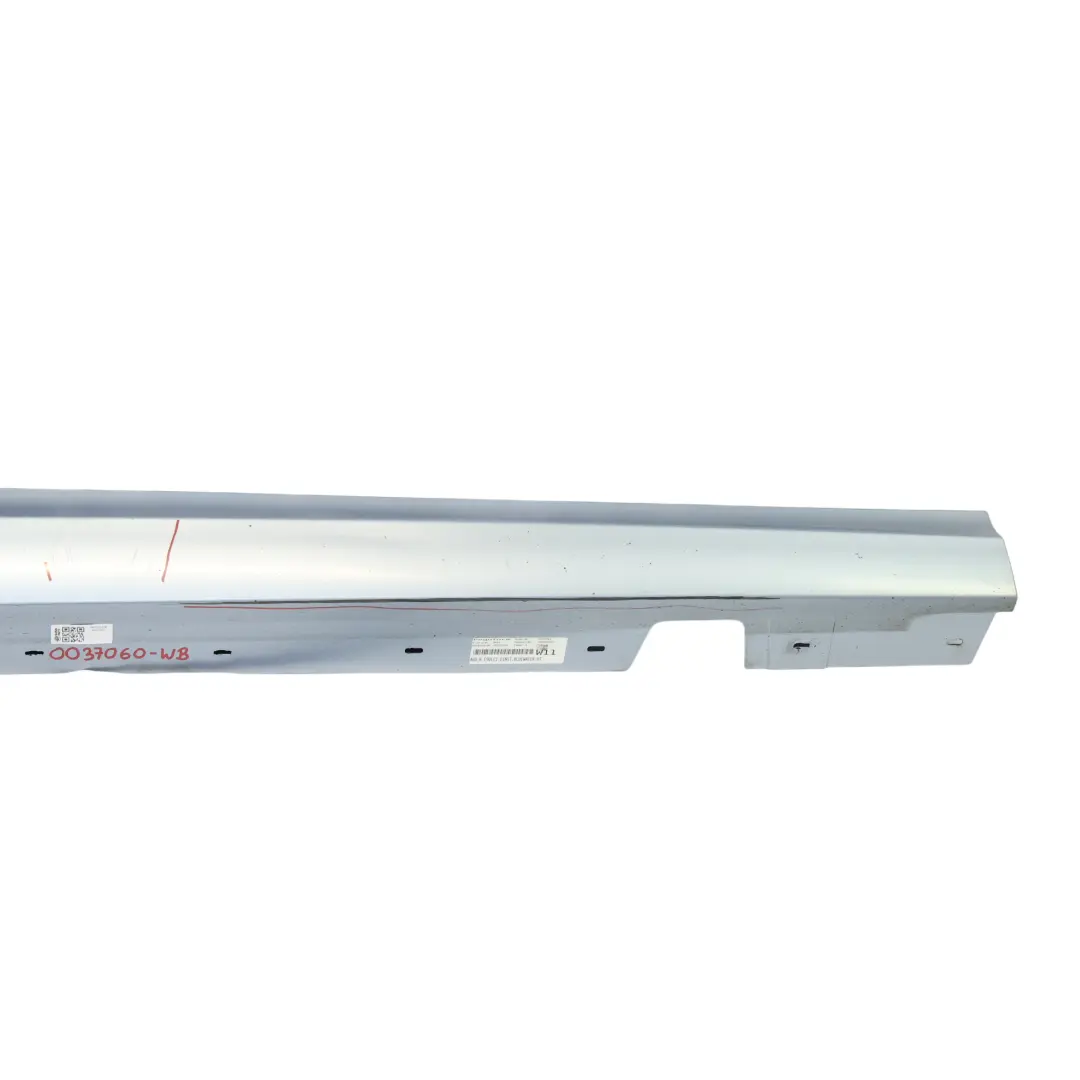 BMW E90 E91 LCI Sill Strip Side Skirt Right O/S Bluewater Metallic - 896 - SKU 0037060-WB - Part number 0037060