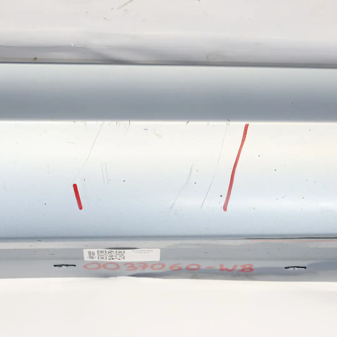 BMW E90 E91 LCI Schwellerleiste Blende Schweller rechts Bluewater Blau - 896 - SKU 0037060-WB - Teilenummer 0037060