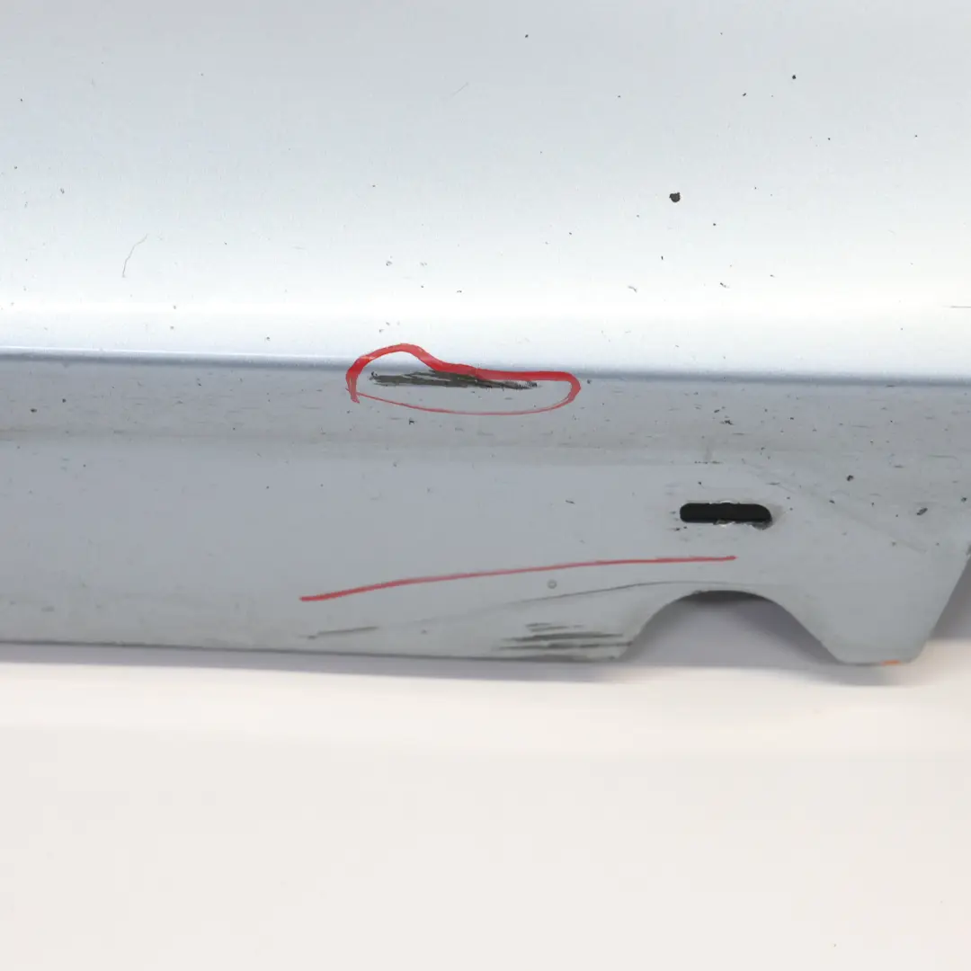 BMW E90 E91 LCI Schwellerleiste Blende Schweller rechts Bluewater Blau - 896 - SKU 0037060-WB - Teilenummer 0037060