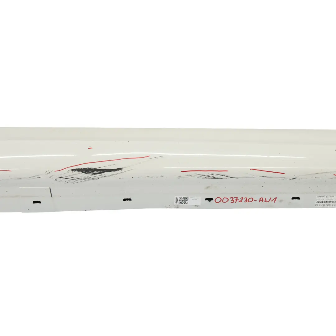  Bas De Caisse BMW E90 E91 LCI M Sport Seuil De Porte Droit Alpinweiss 3 - 300 - SKU 0037230-AW1 - Numéro de pièce 0037230