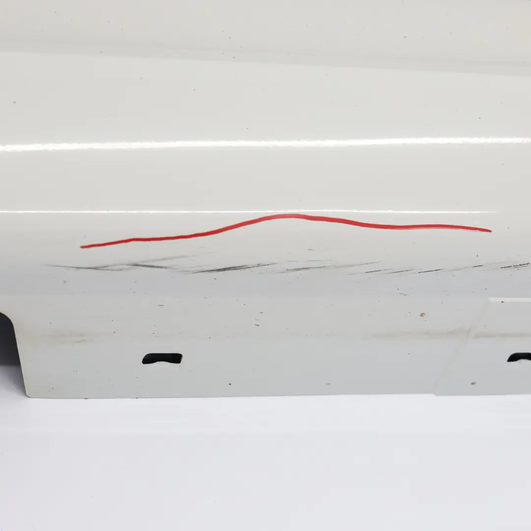  Faldón Lateral BMW E90 E91 LCI M Sport Listón Derecho Alpinweiss 3 Blanco - 300 - SKU 0037230-AW1 - Número de pieza 0037230