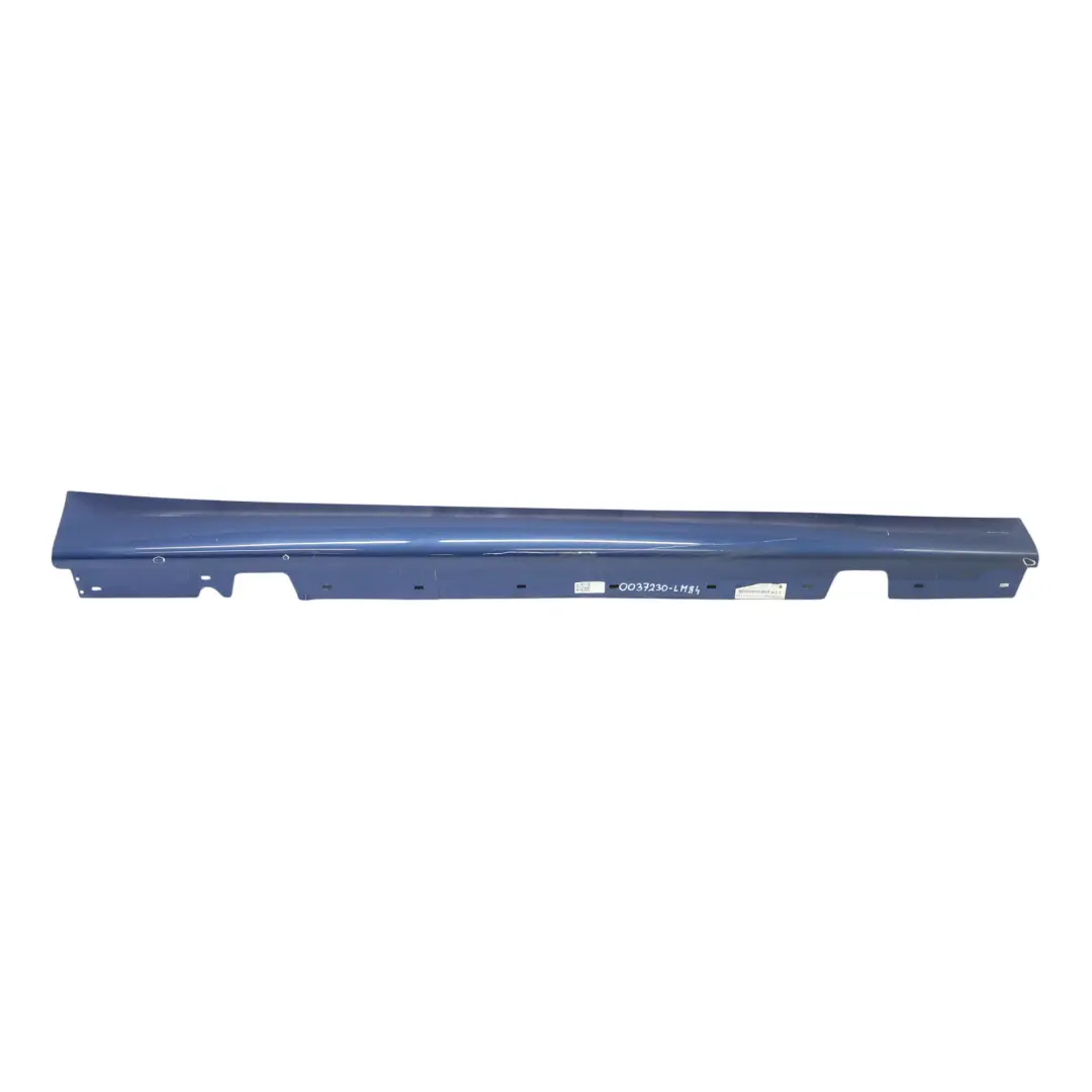 Side Skirt M Sport Sill Strip Cover Right O/S Le Mans Blue - 381 to BMW E90 LCI with Part number 0037230 BMW E90 LCI Side Skirt M Sport Sill Strip Cover Right O/S Le Mans Blue - 381 - SKU 0037230-LMB4 - Part number 0037230