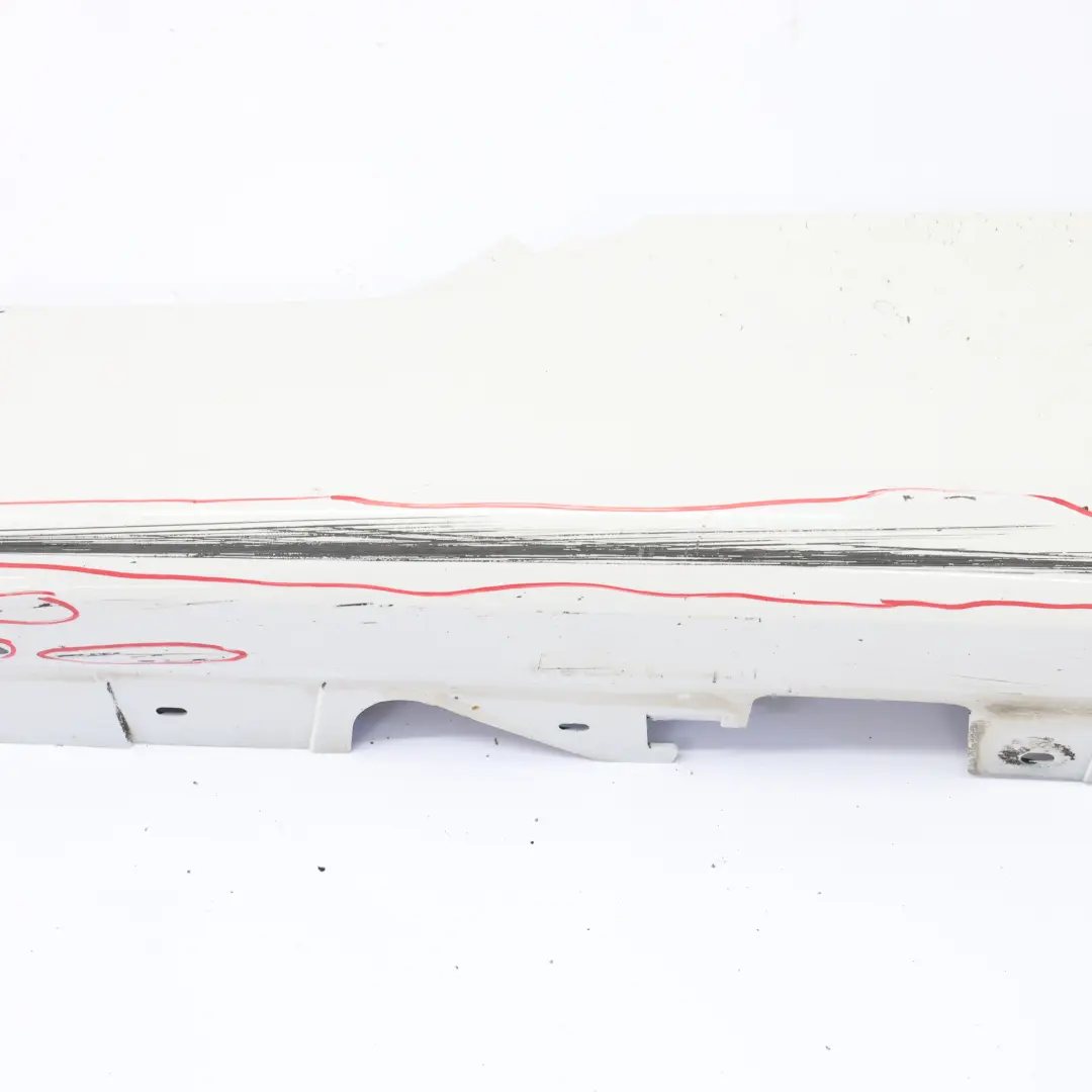  Faldón Lateral BMW E92 E93 LCI Listón Izquierda Alpinweiss 3 Blanco - 300 - SKU 0038433-AW - Número de pieza 0038433