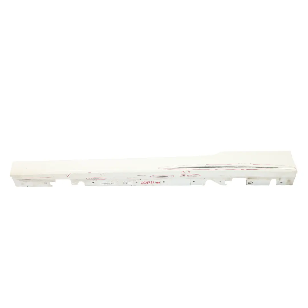  Gonna Laterale BMW E92 E93 LCI Striscia Sinistra Alpinweiss 3 Bianco - 300 - SKU 0038433-AW - Numero di parte 0038433