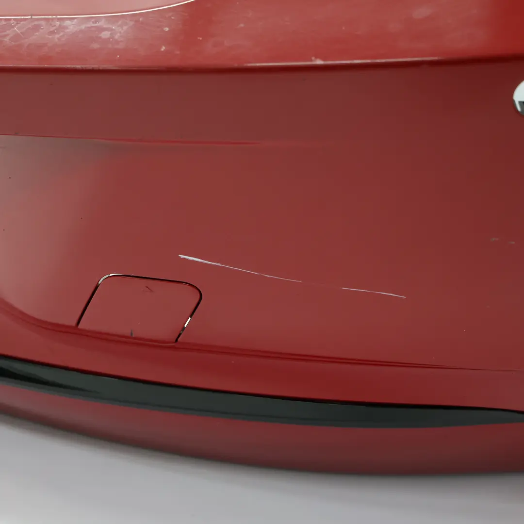 Bumper BMW F20 F21 Sport Line Trim Panel Karmesinrot Crimson Red - A61 to Rear with Part number 0038883 Rear Bumper BMW F20 F21 Sport Line Trim Panel Karmesinrot Crimson Red - A61 - SKU 0038883-KAR - Part number 0038883