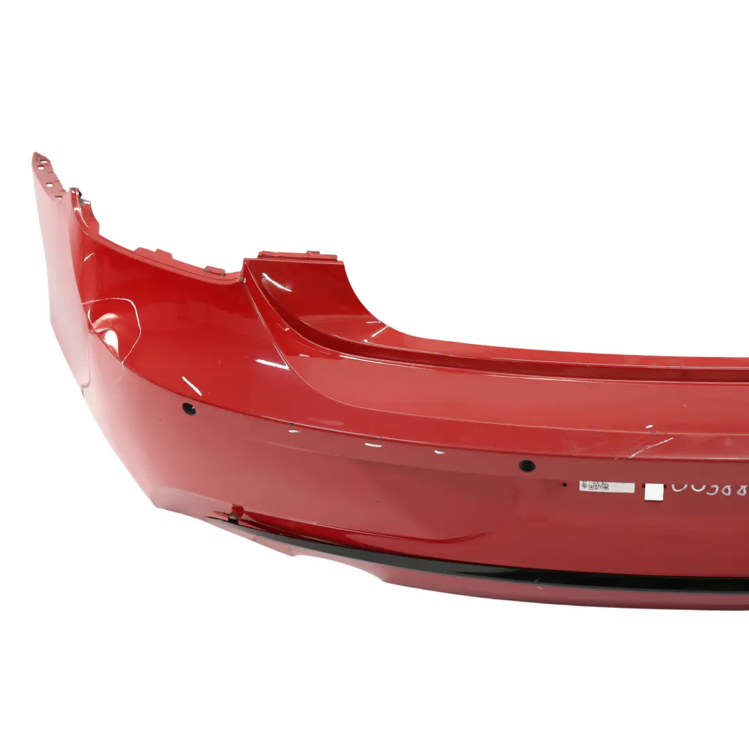 Bumper BMW F20 F21 Sport Line Trim Panel Karmesinrot Crimson Red - A61 to Rear with Part number 0038883 Rear Bumper BMW F20 F21 Sport Line Trim Panel Karmesinrot Crimson Red - A61 - SKU 0038883-KAR - Part number 0038883