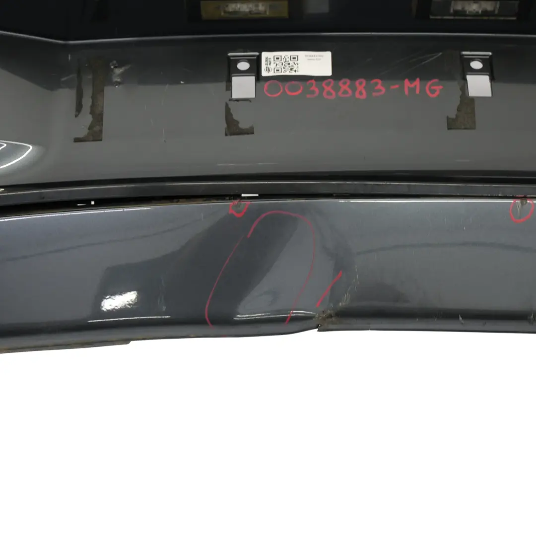 Bumper BMW F20 F21 Sport Line Trim Panel Mineralgrau Grey Metallic - B39 to Rear with Part number 0038883 Rear Bumper BMW F20 F21 Sport Line Trim Panel Mineralgrau Grey Metallic - B39 - SKU 0038883-MG - Part number 0038883