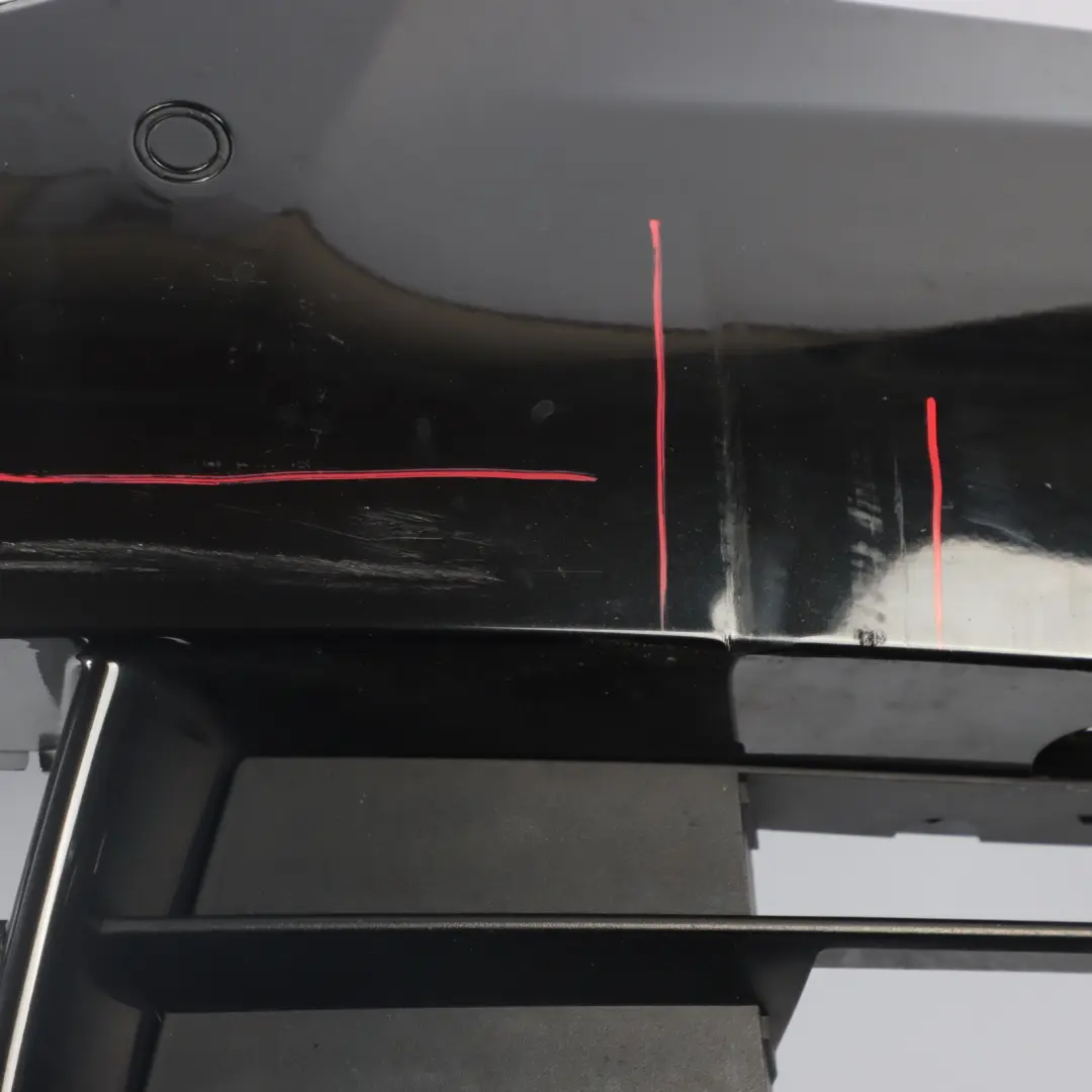 Front Bumper Trim Panel Cover Black Sapphire Metallic - 475 to BMW E60 E61 with Part number 0149246 BMW E60 E61 Front Bumper Trim Panel Cover Black Sapphire Metallic - 475 - SKU 0149246-BS2 - Part number 0149246