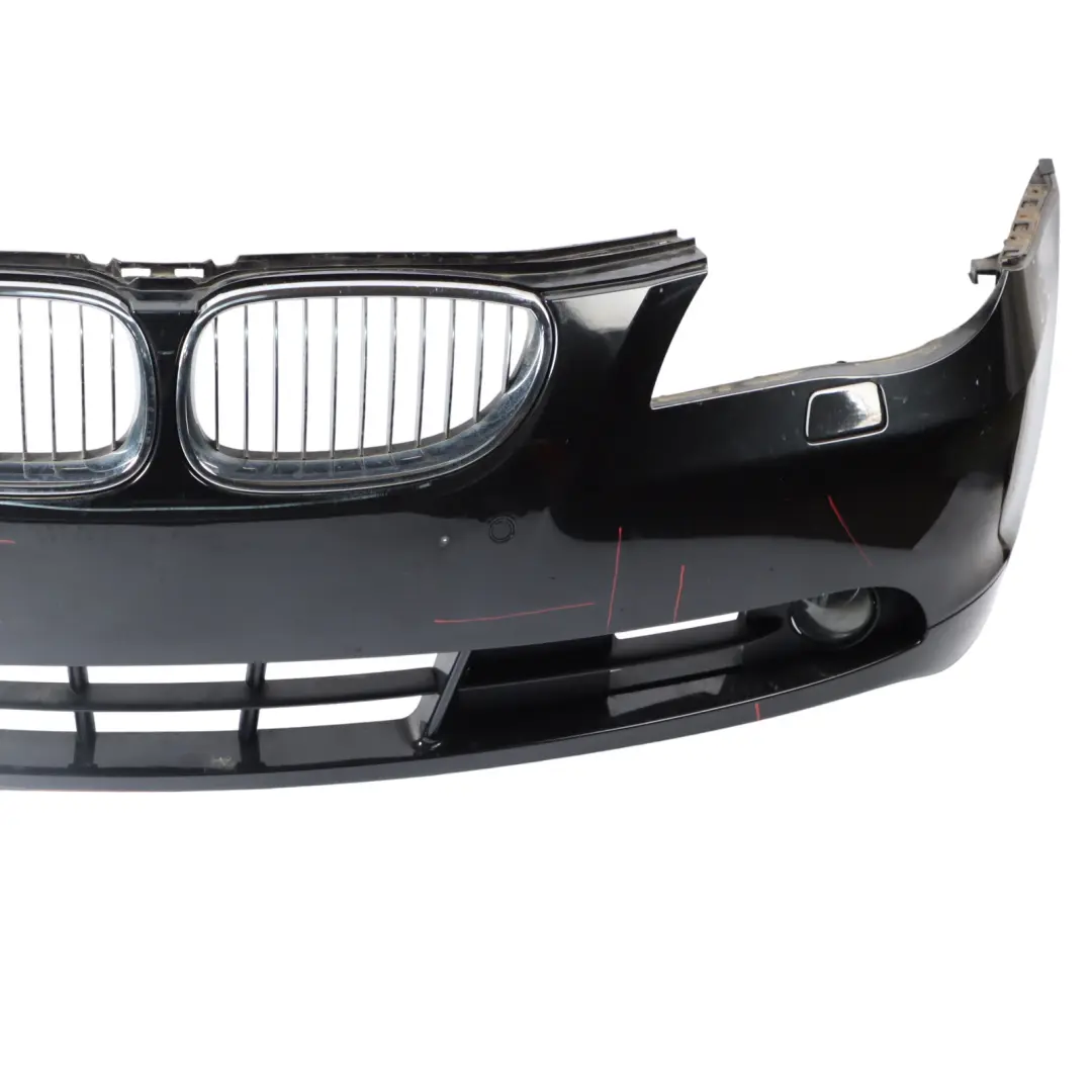 Front Bumper Trim Panel Cover Black Sapphire Metallic - 475 to BMW E60 E61 with Part number 0149246 BMW E60 E61 Front Bumper Trim Panel Cover Black Sapphire Metallic - 475 - SKU 0149246-BS2 - Part number 0149246