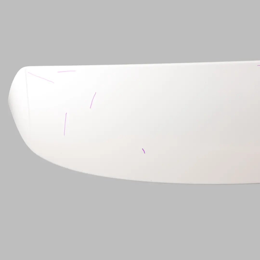 Spoiler Trim BMW E81 E87 Aero Tailgate Boot Trunk Lid Alpinweiss White - 300 to with Part number 0306667 Spoiler Trim BMW E81 E87 Aero Tailgate Boot Trunk Lid Alpinweiss White - 300 - SKU 0306667-AW - Part number 0306667