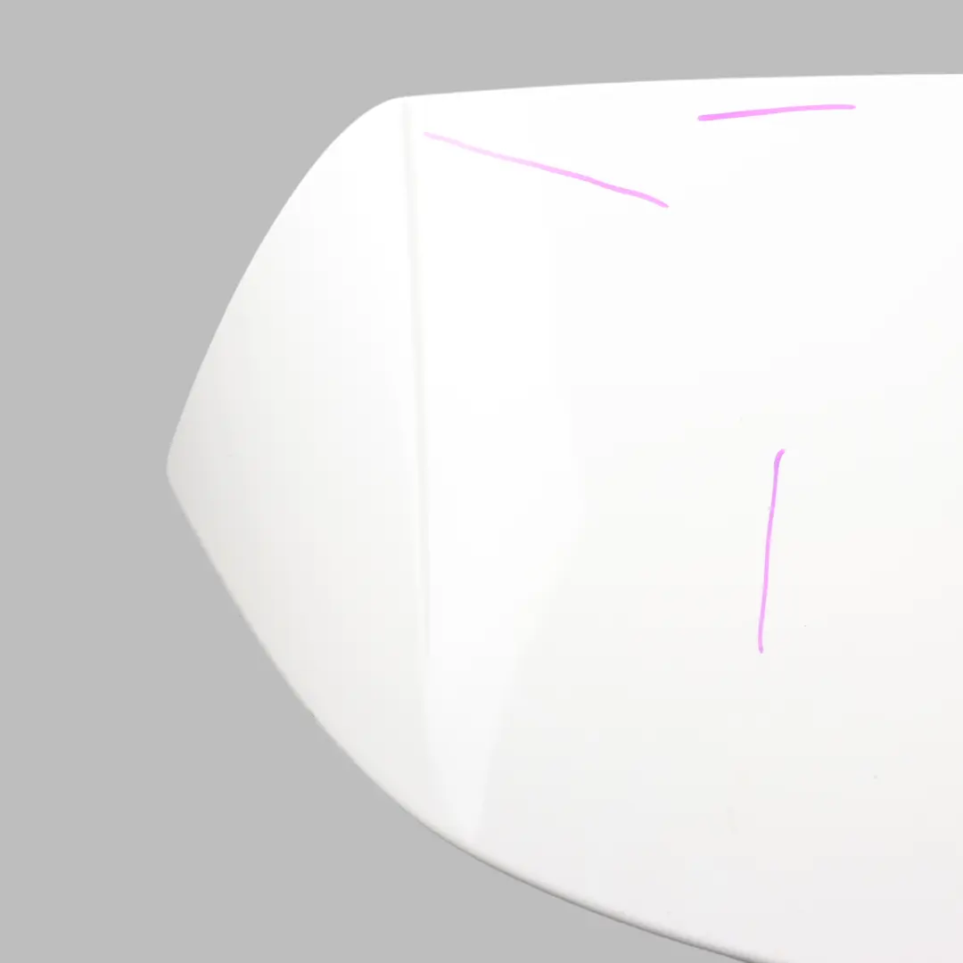 Spoiler Trim BMW E81 E87 Aero Tailgate Boot Trunk Lid Alpinweiss White - 300 to with Part number 0306667 Spoiler Trim BMW E81 E87 Aero Tailgate Boot Trunk Lid Alpinweiss White - 300 - SKU 0306667-AW - Part number 0306667