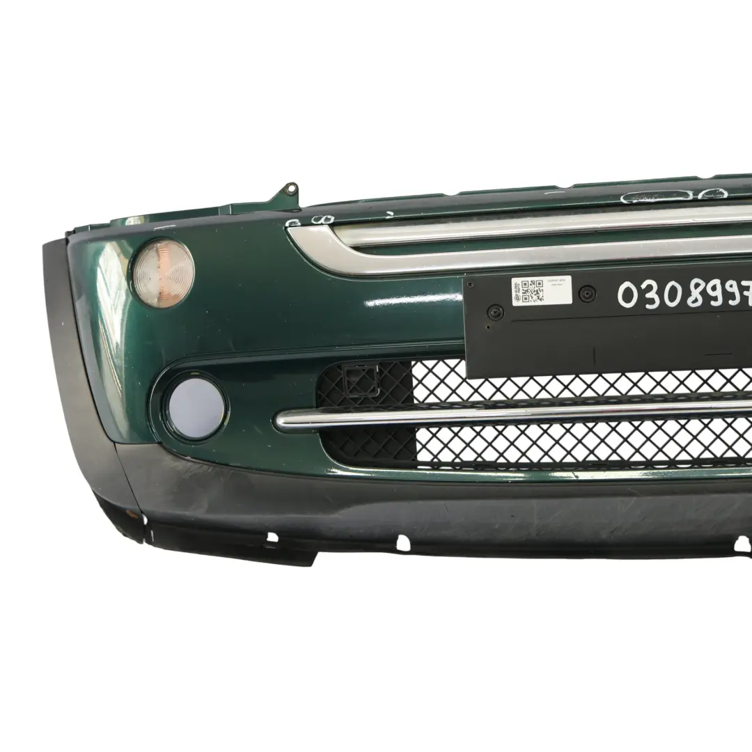  Front Bumper Mini R50 R52 Complete Trim Panel Covering British Racing Green 895 - SKU 0308997-BRG - Part number 0308997
