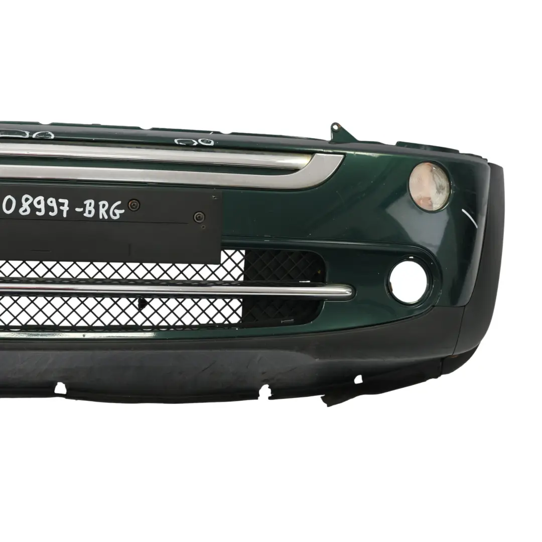  Front Bumper Mini R50 R52 Complete Trim Panel Covering British Racing Green 895 - SKU 0308997-BRG - Part number 0308997