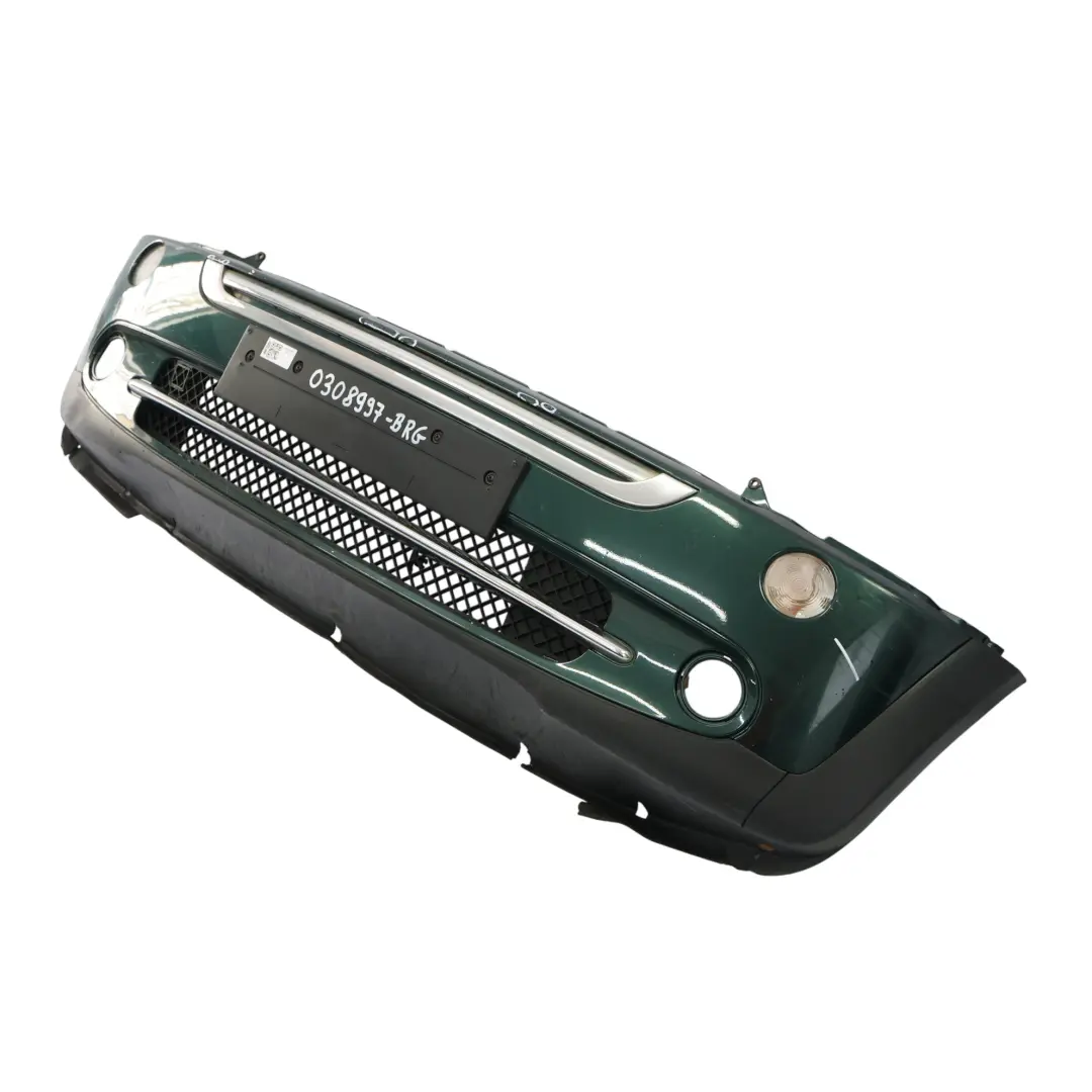  Front Bumper Mini R50 R52 Complete Trim Panel Covering British Racing Green 895 - SKU 0308997-BRG - Part number 0308997
