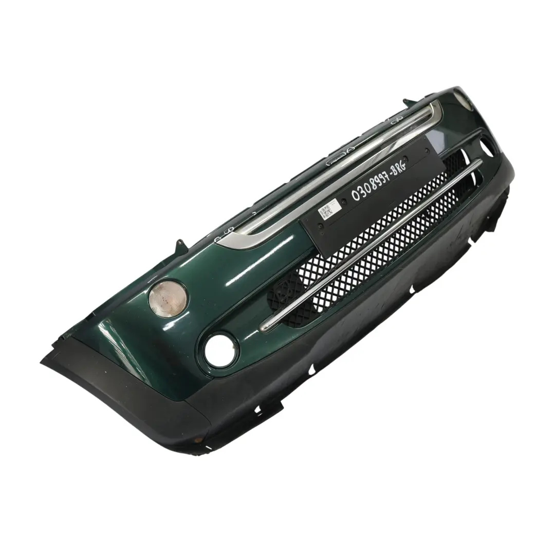  Front Bumper Mini R50 R52 Complete Trim Panel Covering British Racing Green 895 - SKU 0308997-BRG - Part number 0308997