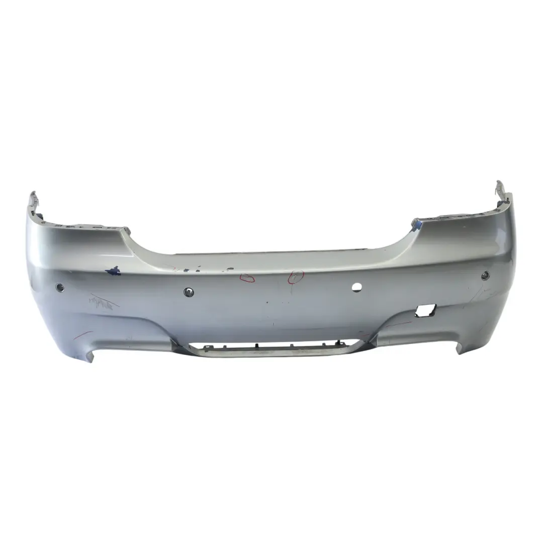 BMW E60 M5 Rear Bumper Complete Panel PDC Silbergrau Grey Metallic - A08 - SKU 0391958-SBG - Part number 0391958