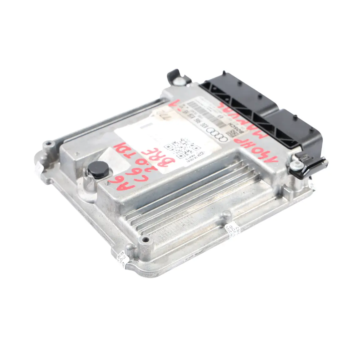 Audi A6 C6 2.0 TDI BRE 140PS Motor Steuerungs Modul ECU Set Manual - SKU 03G906016HS-1 - Teilenummer 03G906016HS