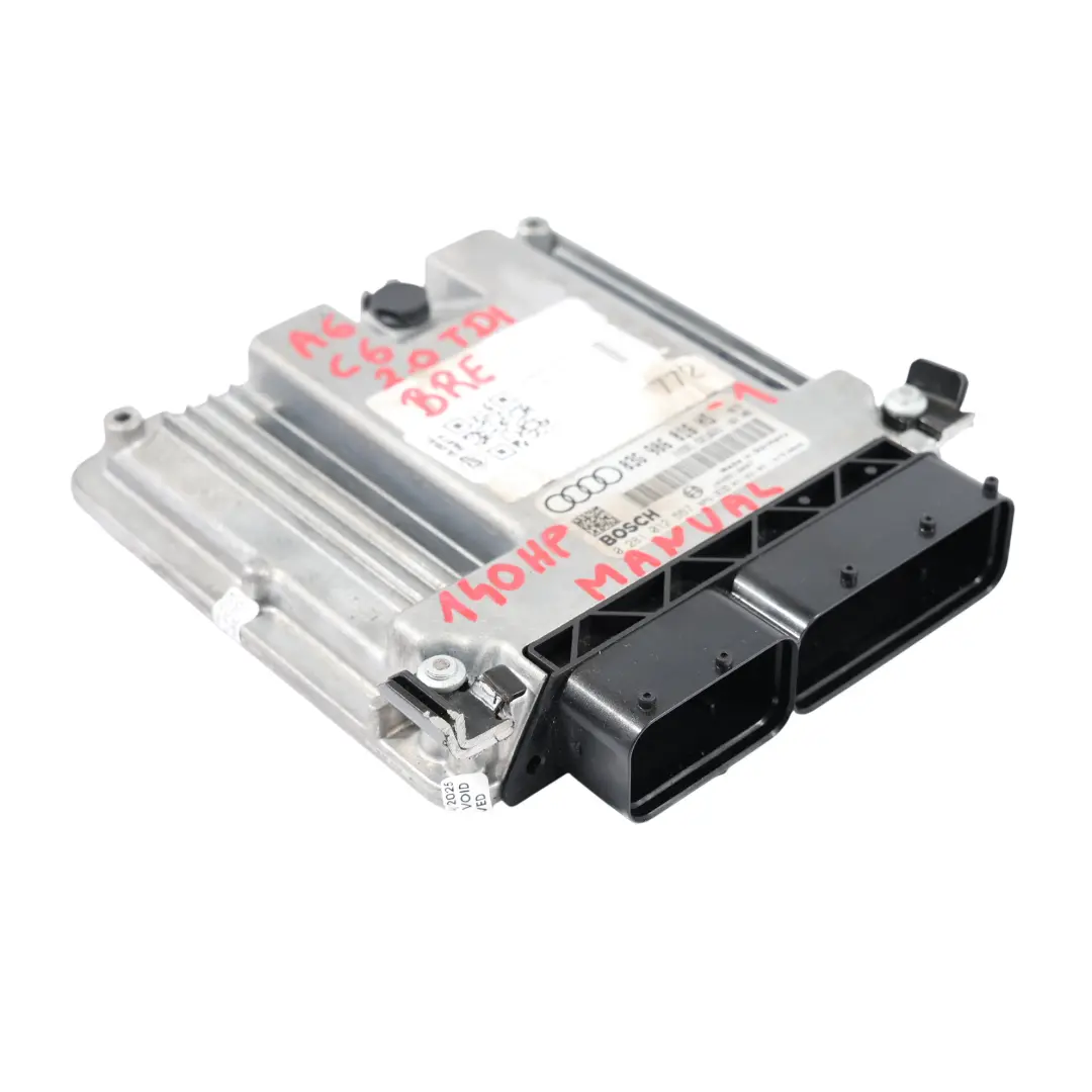 Audi A6 C6 2.0 TDI BRE 140PS Motor Steuerungs Modul ECU Set Manual - SKU 03G906016HS-1 - Teilenummer 03G906016HS