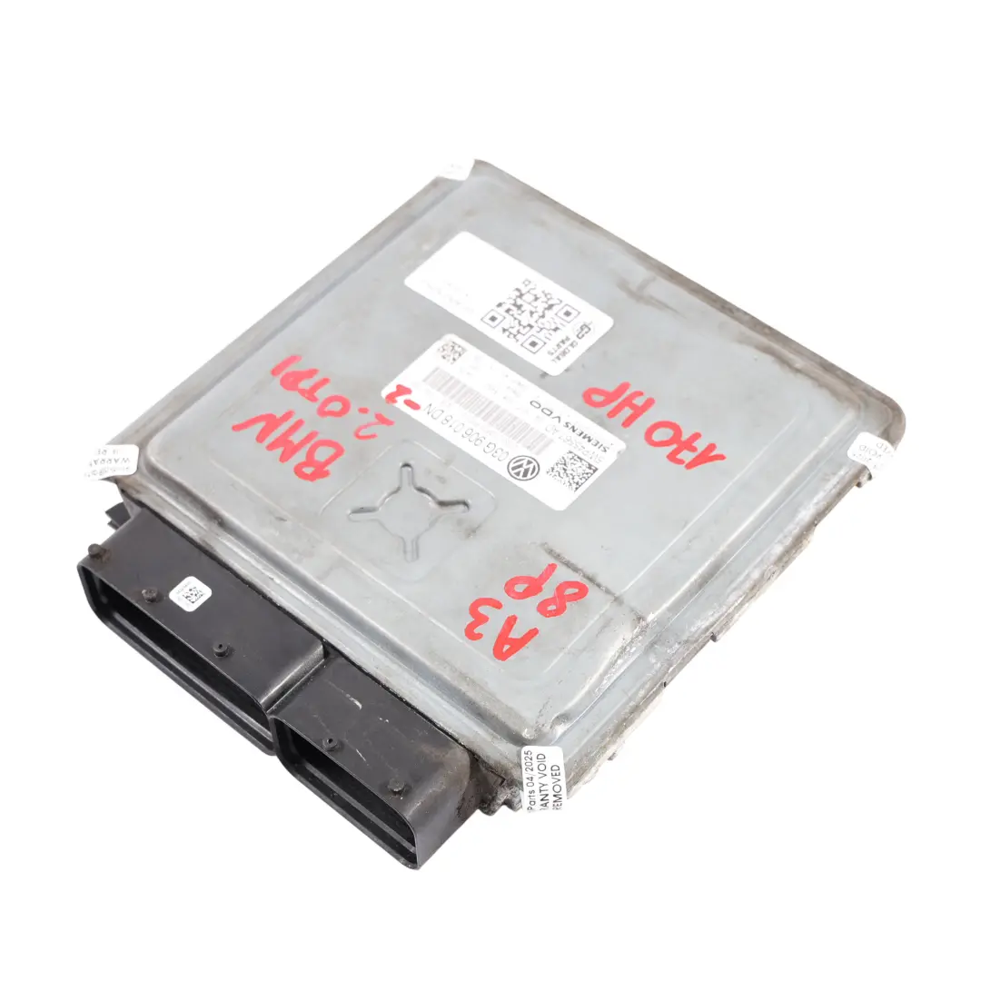 170HP BMN Engine Control Unit ECU Automatic to Audi A3 8P 2.0 TDI with Part number 03G906018DN Audi A3 8P 2.0 TDI 170HP BMN Engine Control Unit ECU Automatic - SKU 03G906018DN-2 - Part number 03G906018DN