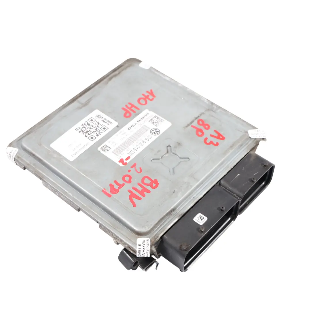 170HP BMN Motorsteuergerät ECU Automatik für Audi A3 8P 2.0 TDI mit Teilenummer 03G906018DN Audi A3 8P 2.0 TDI 170HP BMN Motorsteuergerät ECU Automatik - SKU 03G906018DN-2 - Teilenummer 03G906018DN
