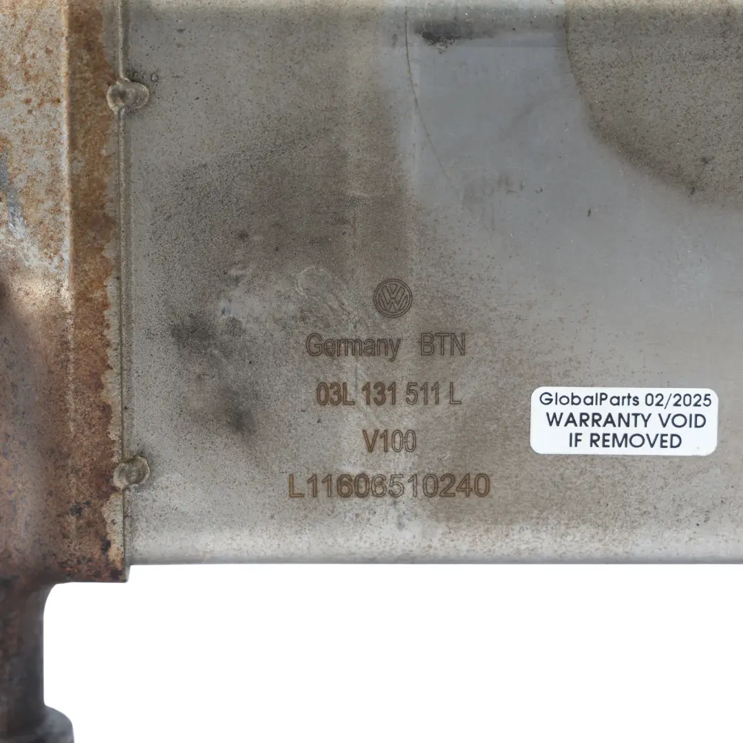 Volkswagen Crafter 2.0 TDI Refrigerador Válvula Recirculación Gases - SKU 03L131511L - Número de pieza 03L131511L