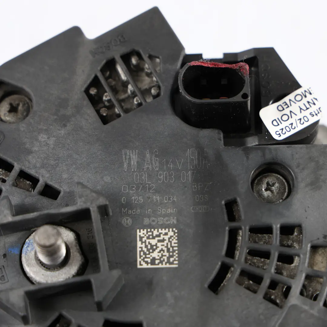 Alternator Generator 03L903017 Audi A4 B8 Avant 2.0 TDI Quattro - SKU 03L903017E-1 - Part number 03L903017E