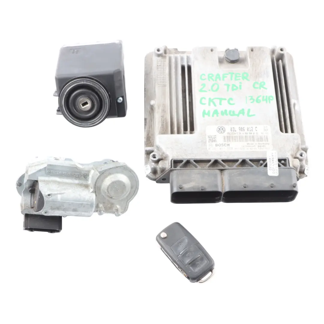 CKTC 136HP Engine Unit ECU Kit Manual Volkswagen Crafter 2E 2.0 TDI - SKU 03L906012C-1 - Part number 03L906012C