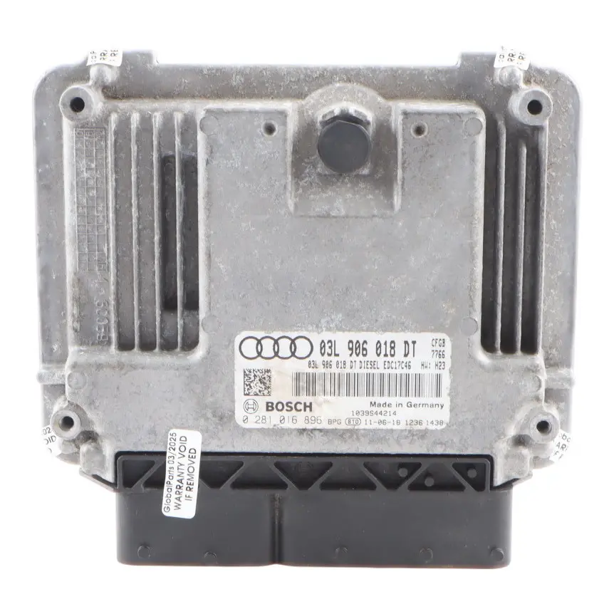 Audi TT 8J 2.0 TDI 170HP CFGB Quattro Engine ECU Unit Manual - SKU 03L906018DT - Part number 03L906018DT