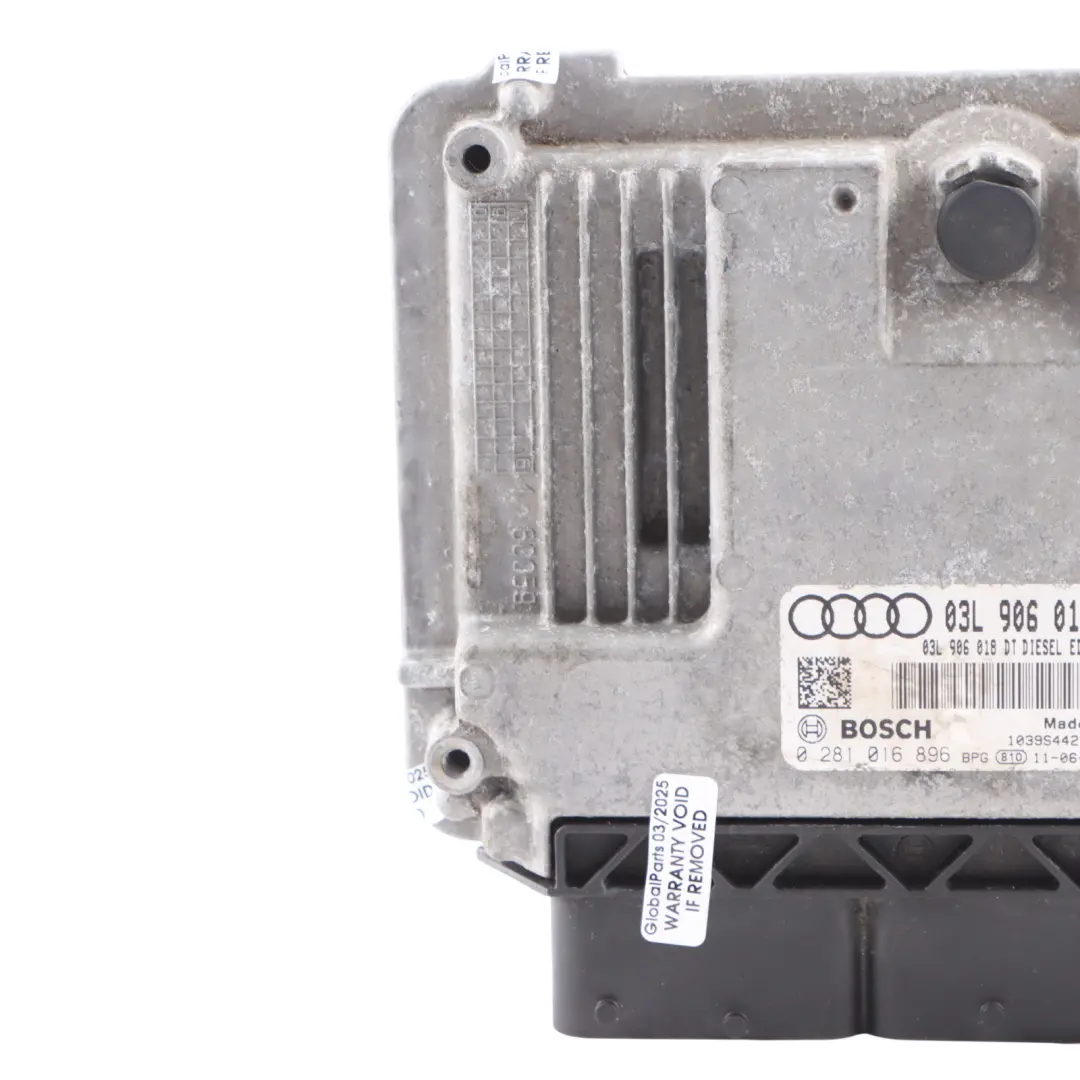 Audi TT 8J 2.0 TDI 170HP CFGB Quattro Engine ECU Unit Manual - SKU 03L906018DT - Part number 03L906018DT