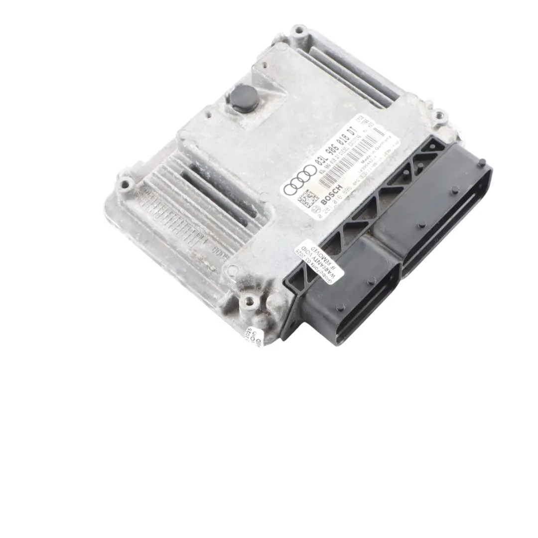 Audi TT 8J 2.0 TDI 170HP CFGB Quattro Engine ECU Unit Manual - SKU 03L906018DT - Part number 03L906018DT