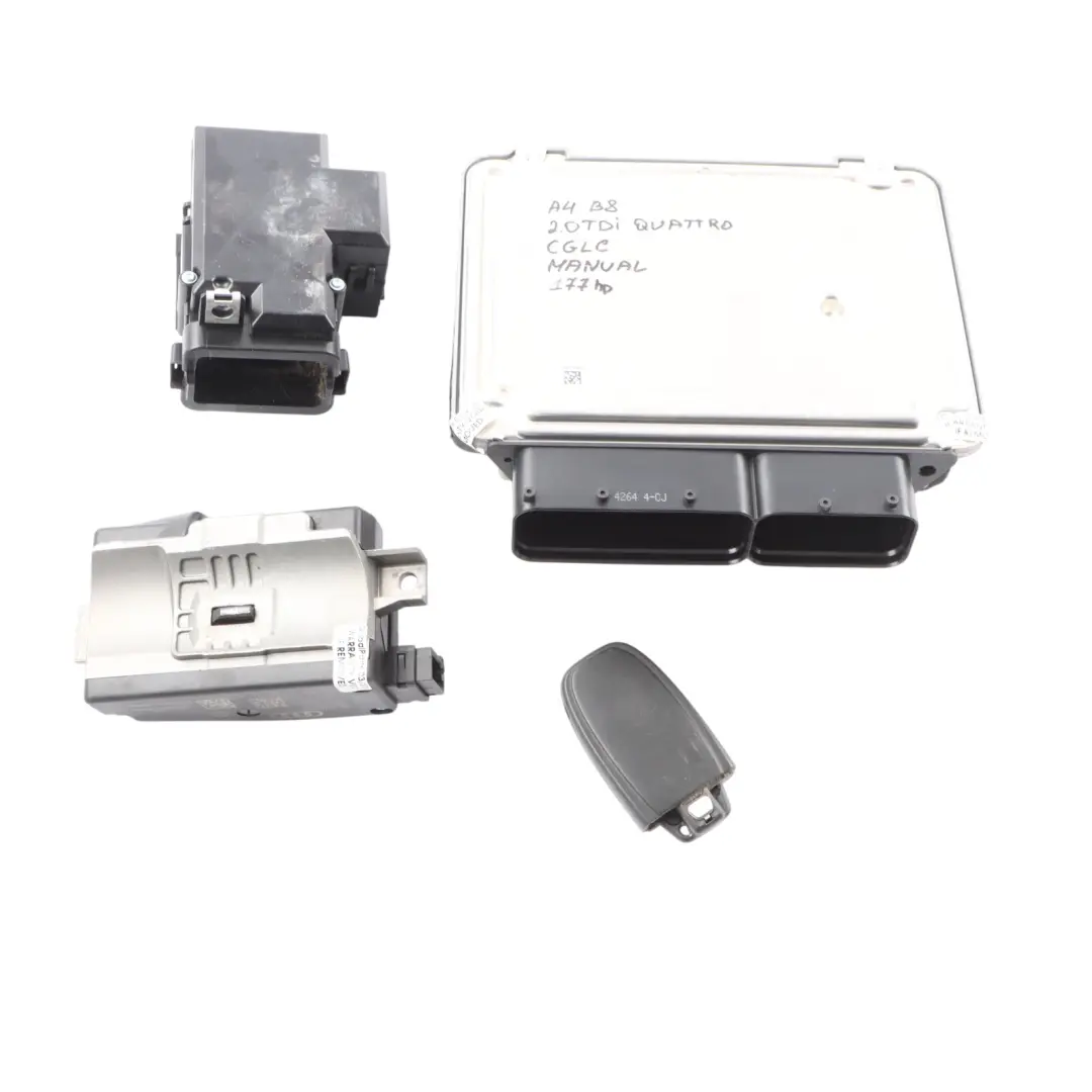 Audi A4 B8 2.0 TDI Quattro CGLC 177HP Engine Control ECU Kit Manual - SKU 03L906018KD-2 - Part number 03L906018KD