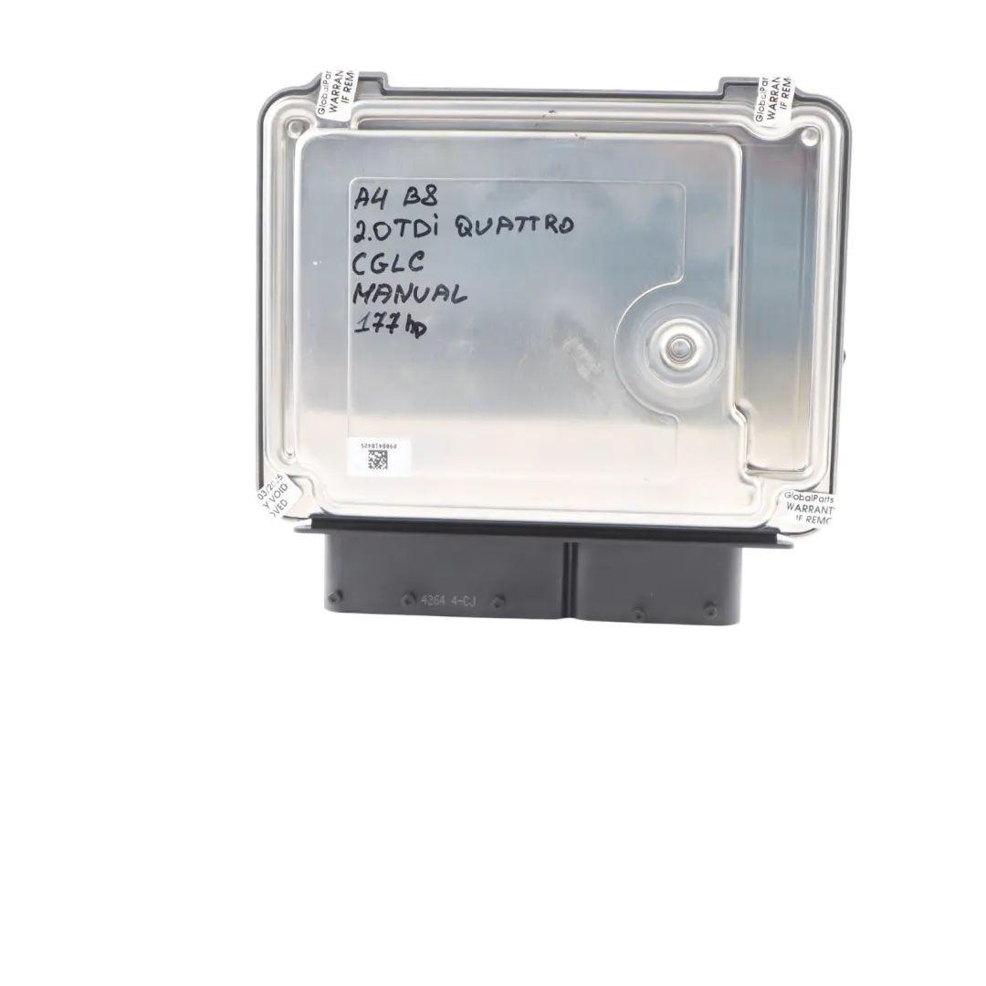 Audi A4 B8 2.0 TDI Quattro CGLC 177HP Engine Control ECU Kit Manual - SKU 03L906018KD-2 - Part number 03L906018KD
