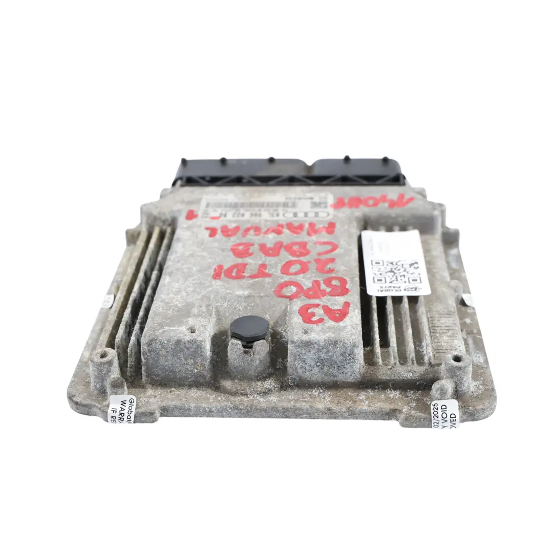 Audi A3 8P 2.0 TDI CBAB 140HP Motore ECU Kit Chiave + Accensione - SKU 03L906022BQ-1 - Numero di parte 03L906022BQ