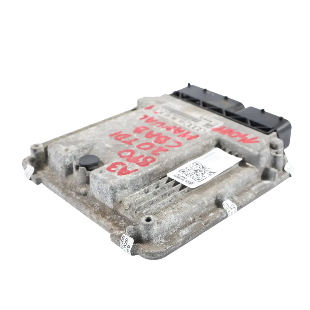 Audi A3 8P 2.0 TDI CBAB 140HP Motore ECU Kit Chiave + Accensione - SKU 03L906022BQ-1 - Numero di parte 03L906022BQ