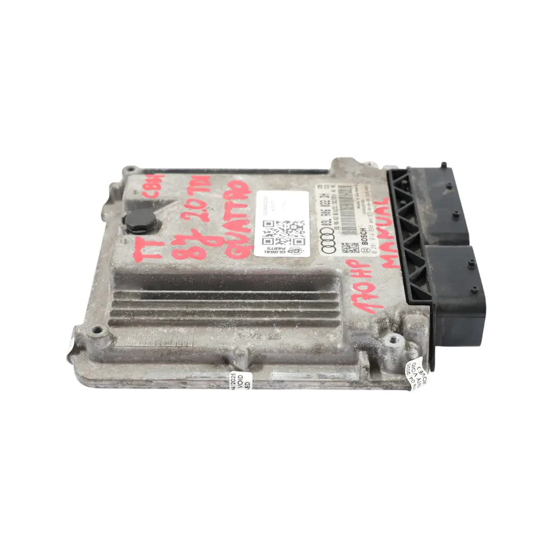CBBB Quattro Module Moteur ECU Manuel pour Audi TT 8J 2.0 TDI 170 CV à propos du numéro de pièce 03L906022DH Audi TT 8J 2.0 TDI 170 CV CBBB Quattro Module Moteur ECU Manuel - SKU 03L906022DH - Numéro de pièce 03L906022DH